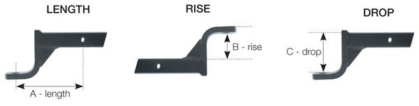 How to measure towing ballmount 45123