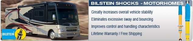 Bilstein Shock Absorbers for Motorhomes and RVs