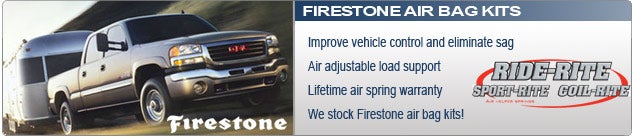 Firestone Air Bags and Air Spring Kits