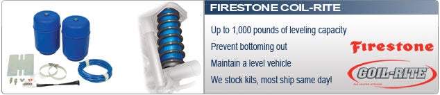 Firestone Coil Rite Air Springs for Coil Spring Suspensions