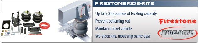 Firestone Ride-Rite Air Helper Springs for Leaf Spring Suspensions