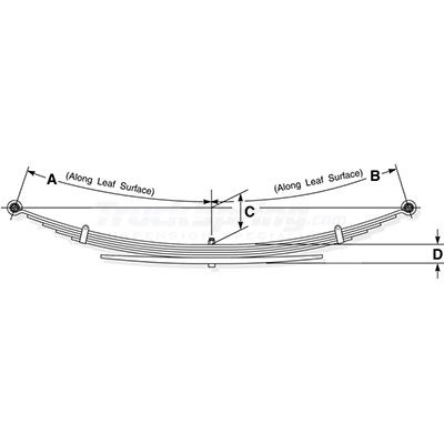 toyota truck replacement leaf spring #2