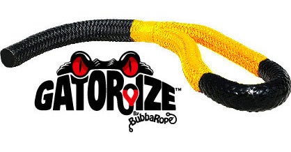 This Bubba rope comes Gatorzied yellow.