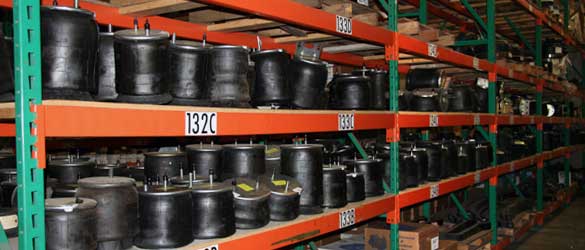 We stock a huge inventory of high quality air springs and other suspension parts.