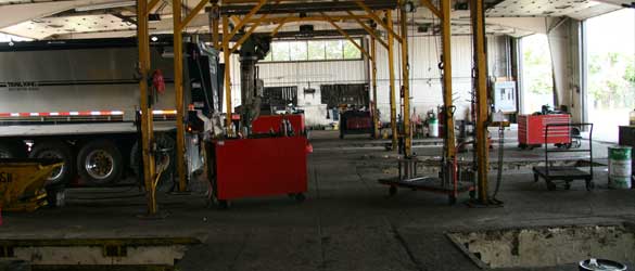 Our facilities allow us to service any Class 6, 7 or 8 Heavy Duty Trucks