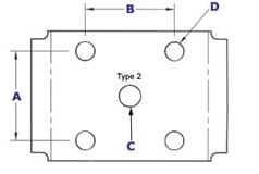 Tie Plate - Zinc Coated 1-3/4" Wide Spring 12-1Z