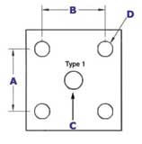 Tie Plate - Zinc Coated 1-3/4" Wide Spring 12-14Z