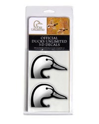 Ducks Unlimited 3-D Decals - Chrome DDD2107