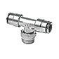 1/2" Tube - 1/2 NPT Male Swivel Tee - 3288