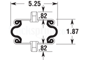Firestone Single Convoluted Bus Air Spring - W01-358-0510