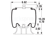 Firestone Reversible Sleeve Bus Air Spring - W01-358-5300
