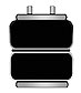 6397 - Firestone Replacement Air Spring - 1/8" NPT Combo Stud