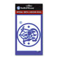 Smith and Wesson Vinyl Decal - Blue - SDE1216