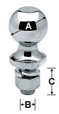 trailer towing hitch ball