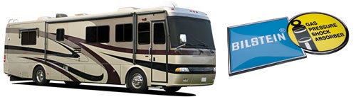 Add a set of Bilstein Motorhome shocks to your coach, and turn your 'top heavy' ride into a confident, controlled, and safe one.