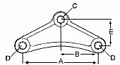 13-104-2 double eye spring equalizer dimensions