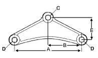 double-eye leaf spring equalizer