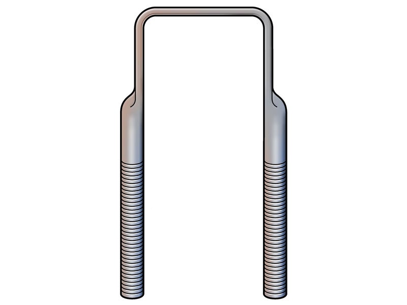 Square Top UBolt Kit Grade 8 1 X 3 X 15