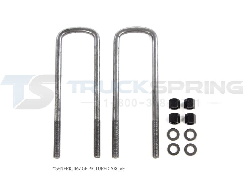 Ford SemiRound UBolt Kit Grade 8 3/4 x 4 x 10
