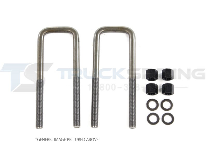Square UBolt Kit Grade 8 3/4 x 4 x 103/4