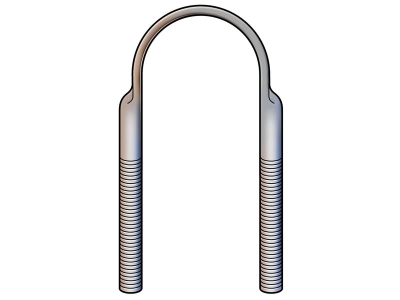 Leaf Spring U Bolt Kit | Forged Top - Round | 7/8 X 5 X 13