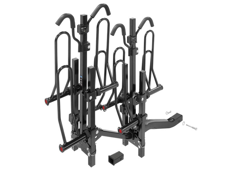 63138 Pro Series QSlot Platform Bike Rack Hitch Mount 4 Bikes
