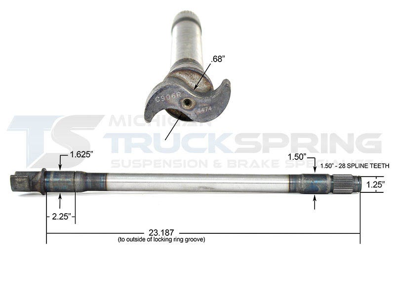 04542321 Camshaft for Spicer Brakes Trailer Axle