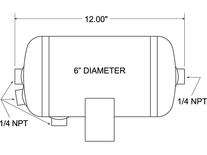 9244 Firestone Air Tank 1 Gallon
