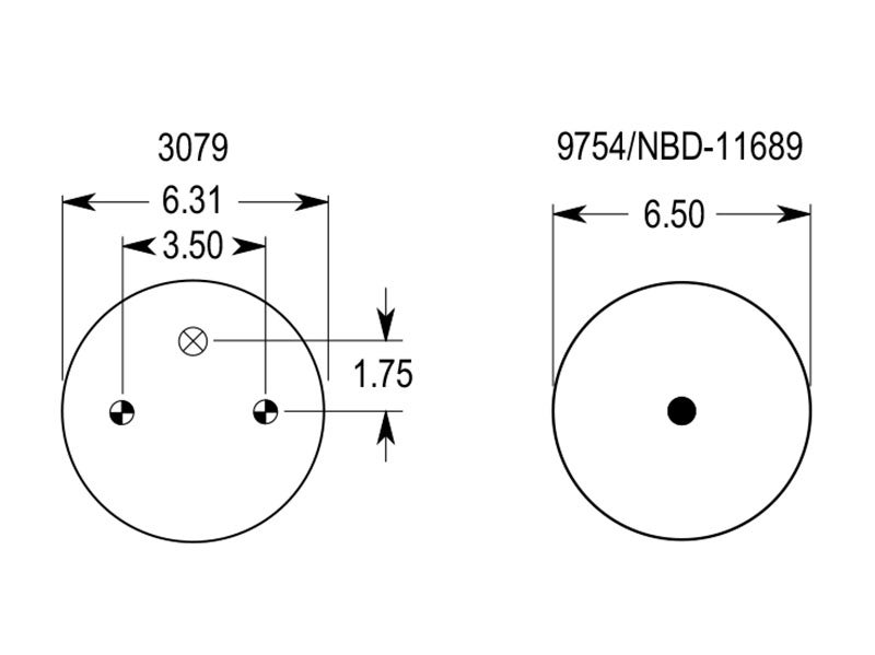 W013585429 Firestone Airide Air Spring 1T14C8
