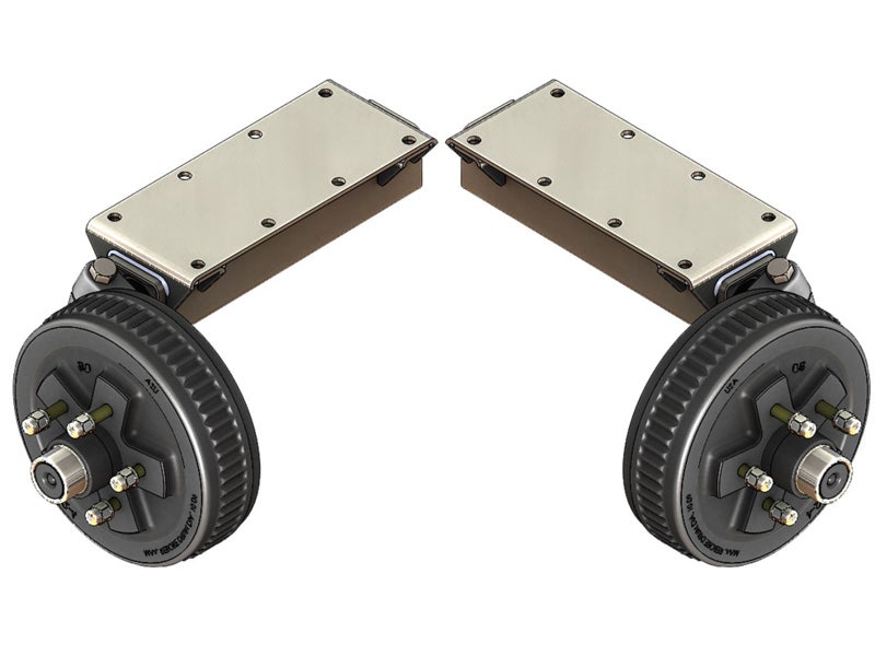 FlexiRide Adjustable Torsion Half Axles with 44.5 Inch Bolt Circle