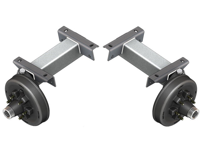 FlexiRide Adjustable Torsion Half Axles with 65.5 Inch Bolt Circle