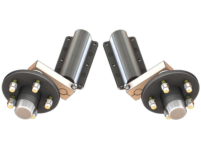 FlexiRide Adjustable Torsion Half Axles with 54.5 Inch Bolt Circle