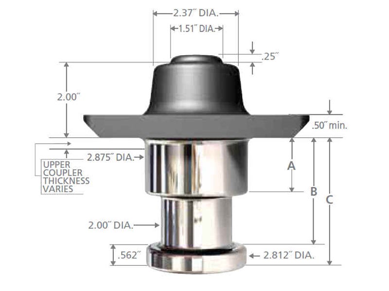 KPAARL, SAFHolland 2 Inch L Series Kingpin