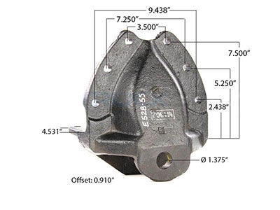 leaf spring hanger measurements