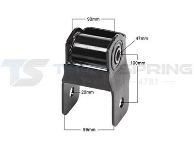 Driveline Parking Brake Shoe Set, 647PG