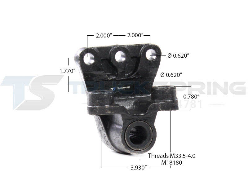 Mv mack volvo leaf spring hanger rear of front