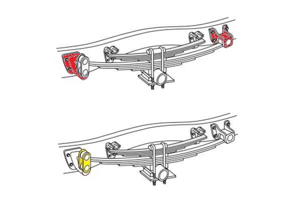 leaf spring hanger