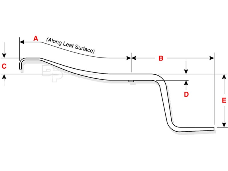 551135, NavistarInternational Leaf Spring