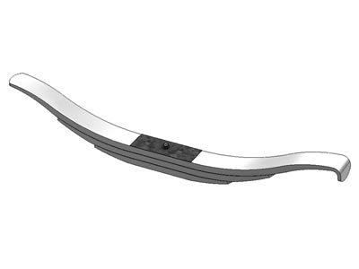 TRA-2291 Reyco Trailer Spring | 3 Leaves | 08376-01
