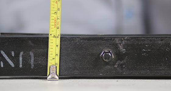 trailer spring width measurement