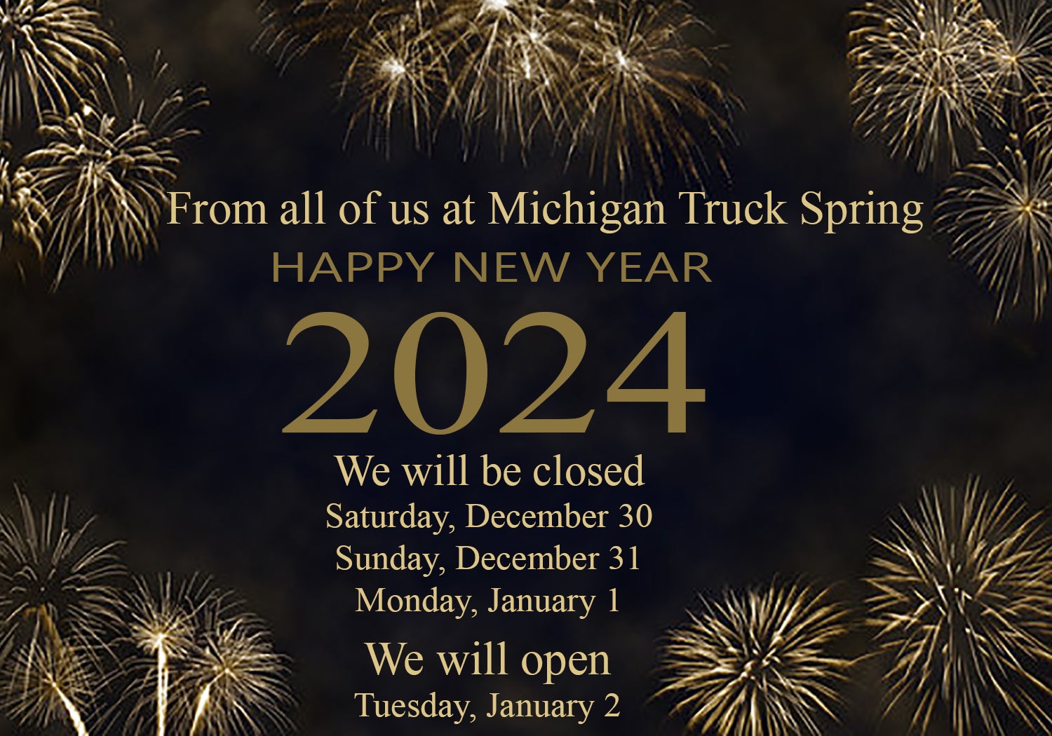 Happy New Year - truckspring.com