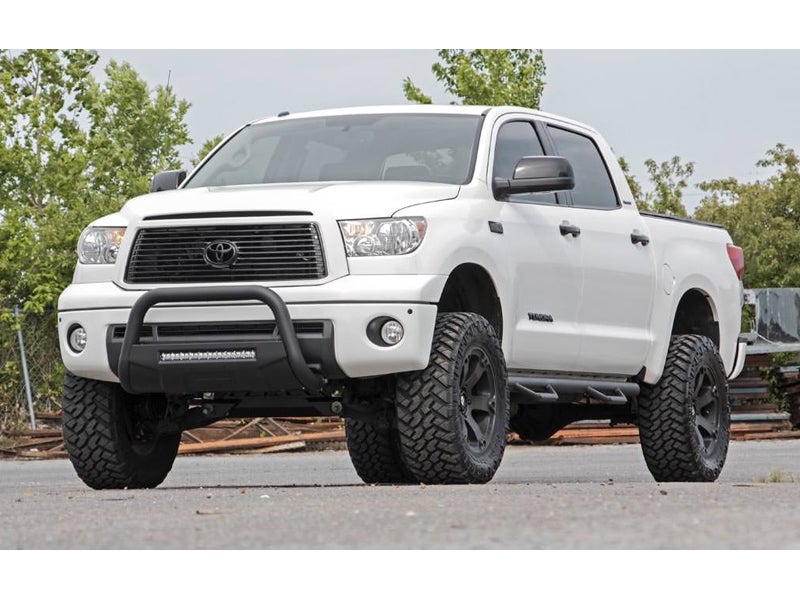 B-T4071, Rough Country Black Bull Bar with LED Light Bar