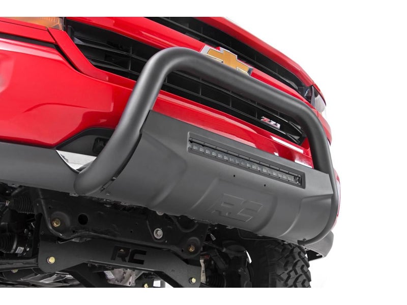 2016 Chevy Avalanche >> B-C4071, Rough Country Black Bull Bar with LED Light Bar 2016 Chevy Avalanche >> B-C4071, Rough Country Black Bull Bar with LED Light Bar