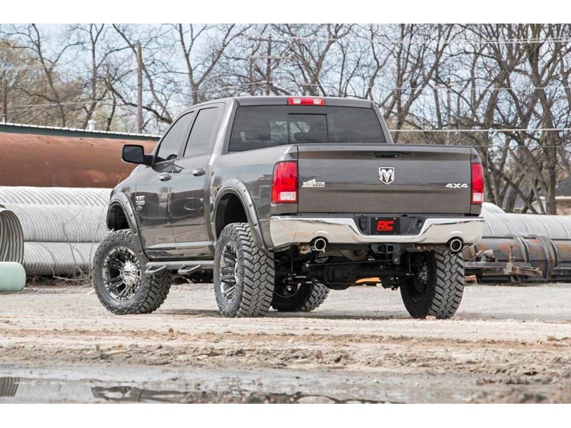 33223 Rough Country 6 Inch Suspension Lift Kit For The Dodge Ram 1500 Rough Country 6 Inch Dodge Ram 1500 Suspension Lift Kit 33223 Rear View
