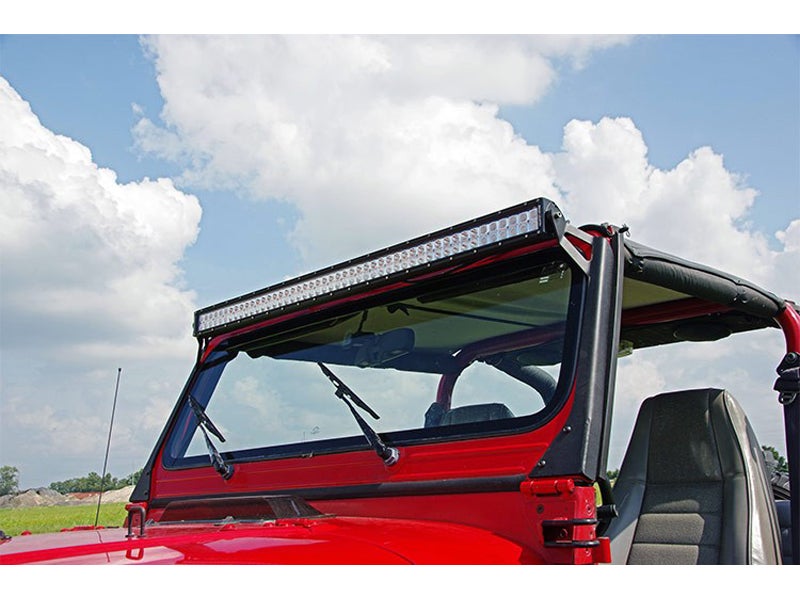 70508, Rough Country 50 inch Straight LED Light Bar Upper Windshield