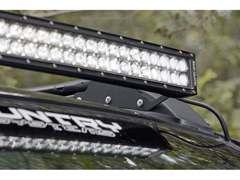 70543, Rough Country 40 inch Curved LED Light Bar Roof Rack Mounts for