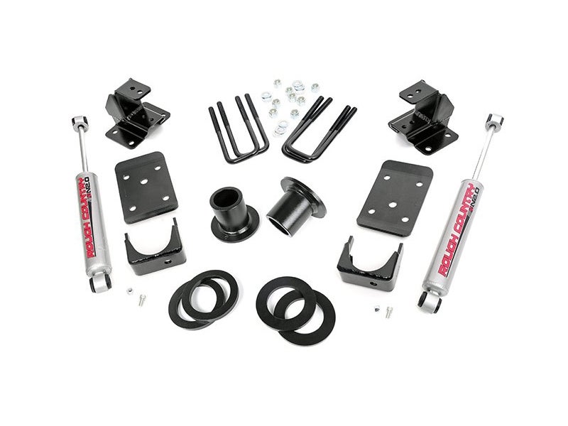 728.20, Rough Country 12 inch / 4 inch Lowering Kit for the Silverado