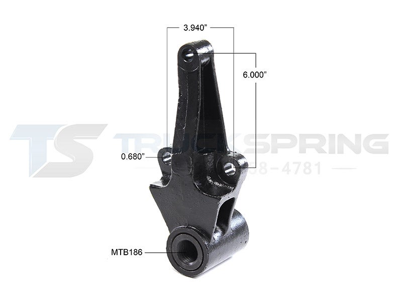 M1815 Kenworth, Peterbilt Leaf Spring Hanger Rear of Front