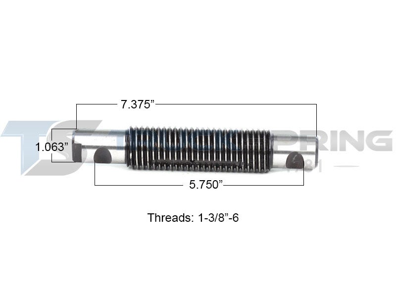 B122055 International Spring Pin Rear of Front