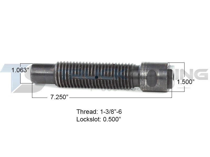 B134655 International Threaded Spring Pin Front of Front